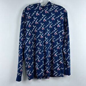 Launder Men's Fresh All Over Print Light Weight Long Sleeve Hoodie